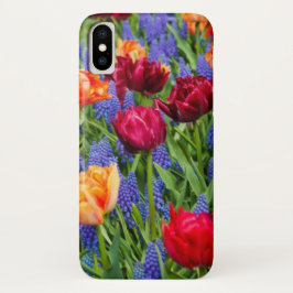 Ontwerp van Tulp en wilde bloemen Case-Mate iPhone Case
