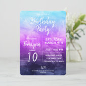 Ontwerp van Tween Girl Birthday Party over Waterve Kaart (Staand voorkant)