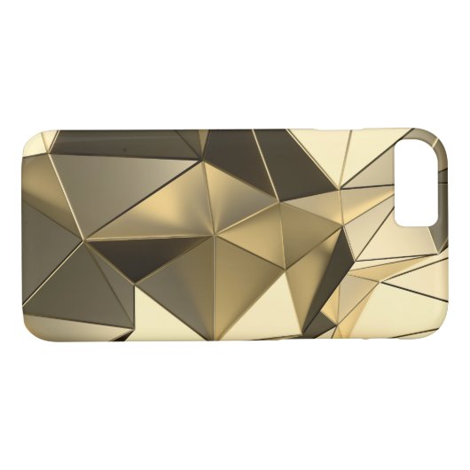 ontwerp van veelhoekgoud Case-Mate iPhone case (Achterkant (Horizontaal))