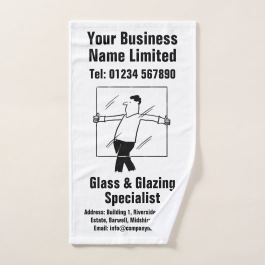 Ontwerp van vensterglas en glaswerk handdoek (Handdoek)