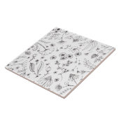 Ontwerp van ventilatorpatroon tegeltje (Zijkant)