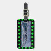 Ontwerp van verlichting en wolkendek bagagelabel (Voorkant verticaal)