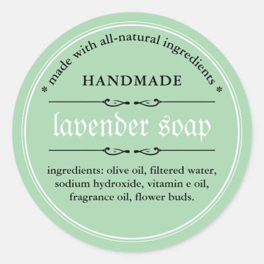 Ontwerp van verpakking met zeeplabel ronde sticker (Voorkant)