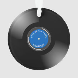 Ontwerp van vinylplaat Acrylisch Ornament