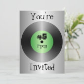 Ontwerp van vinylrecord elke willekeurige gebeurte kaart (Staand voorkant)