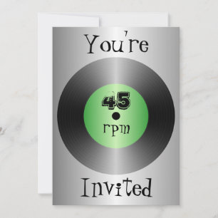 Ontwerp van vinylrecord elke willekeurige gebeurte kaart