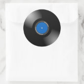 Ontwerp van vinylrecord ronde sticker (Tas)