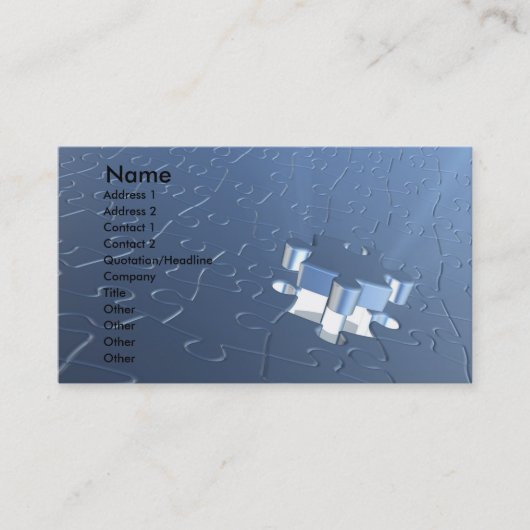 Ontwerp van visitekaartje (Voorkant)