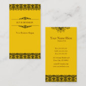 Ontwerp van  Visitekaartje met zijkant (Voorkant / Achterkant)