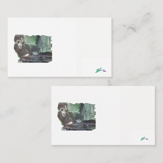 Ontwerp van visitekaartje /Sarr (Voorkant / Achterkant)