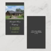 Ontwerp van Visitekaartje van onroerend goed (Voorkant / Achterkant)