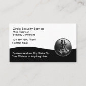 Ontwerp van Visitekaartje voor beveiligingsservice (Voorkant)