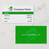 Ontwerp van Visitekaartje voor de bouw of de dakbe (Voorkant / Achterkant)