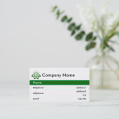 Ontwerp van Visitekaartje voor wetenschap en techn (Staand voorkant)