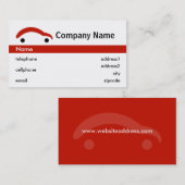 Ontwerp van Visitekaartje voor winkels (Voorkant / Achterkant)