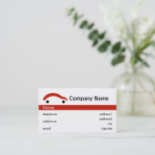 Ontwerp van Visitekaartje voor winkels (Staand voorkant)