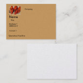 ONTWERP VAN VISITEKAARTJES (Voorkant / Achterkant)