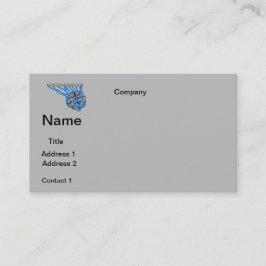 ONTWERP VAN visitekaartjes BASKETBALL