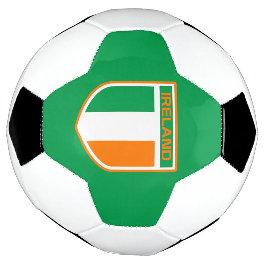 Ontwerp van vlag/badge in Ierland Voetbal (Gedraaid)
