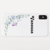 Ontwerp van vlinder- en Florentiegrens - Case-Mate iPhone Case (Achterkant (horizontaal))