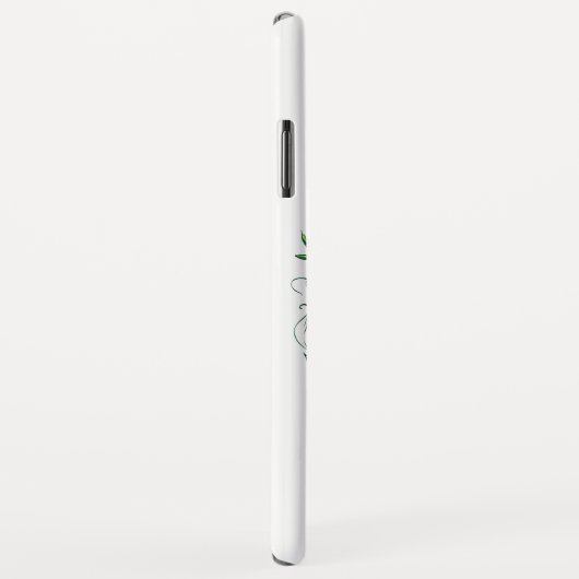 Ontwerp van vlinder- en Florentiegrens - Case-Mate iPhone Case (Achterkant/rechts)