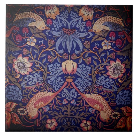 Ontwerp van vogelTegel 2 Tegeltje (Voorkant)