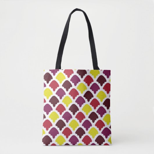 Ontwerp van vormpatronen tote bag (Voorkant)