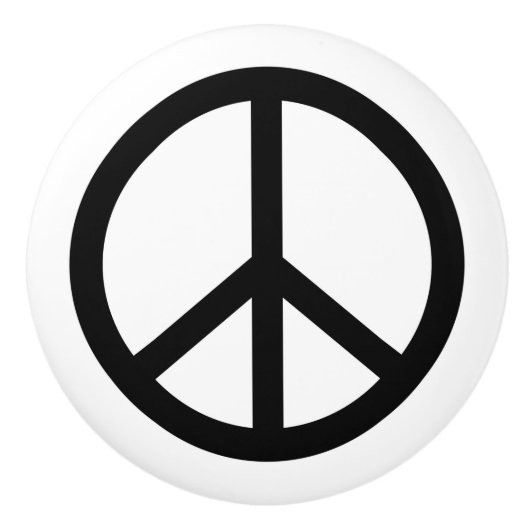 Ontwerp van vredesbordontwerp keramische knop (Voorkant)