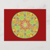 Ontwerp van vredessymbolen briefkaart (Voorkant)