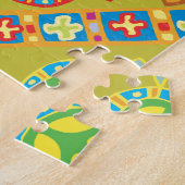 Ontwerp van vredessymbolen legpuzzel (Zijkant)