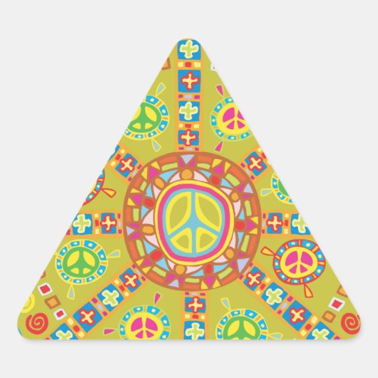 Ontwerp van vredessymbolen sticker (Voorkant)
