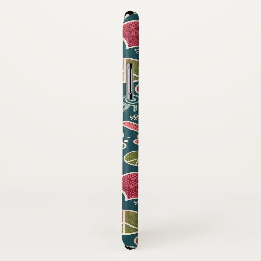 Ontwerp van vredessymbool Hipster Pacifism-teken Case-Mate iPhone Case (Achterkant / rechts)