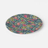 Ontwerp van vredessymbool Hipster Pacifism-teken Papieren Bordje (Gekanteld)