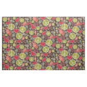 Ontwerp van vredessymbool Hipster Pacifism-teken Stof (Fat Quarter)