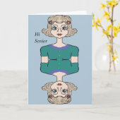 Ontwerp van vrouw voor hoger onderwijs in verpleeg kaart (Gele Bloem)