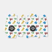 Ontwerp van vun-, heldere ballondieren bedankdoosjes (Uitgevouwen)