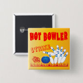 ontwerp van warmtecom vierkante button 5,1 cm (Voorkant /achterkant)