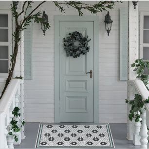 Ontwerp van warmtegelplaat, baby blauw deurmat