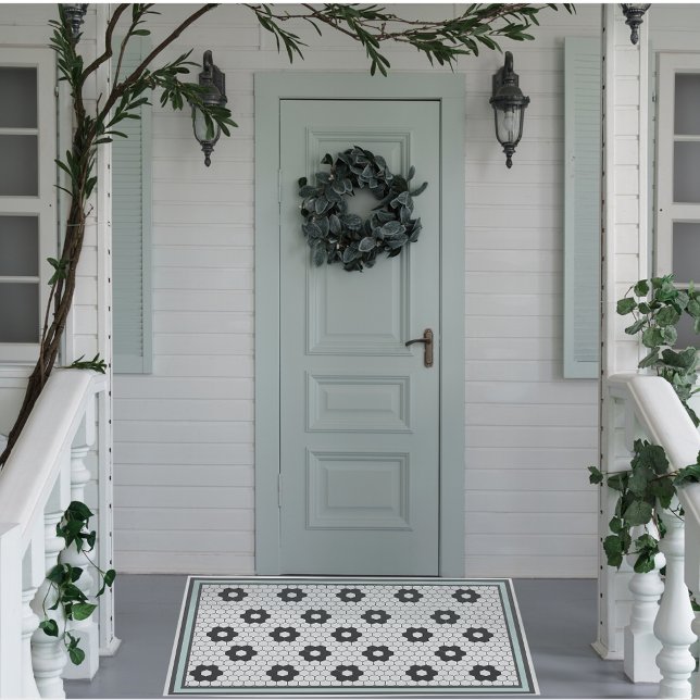 Ontwerp van warmtegelplaat, baby blauw deurmat (Creator heeft geüpload)