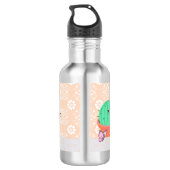Ontwerp van waterfles met leuke cactussen (Achterkant)