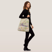 Ontwerp van waterverf crossbody tas (Op model)