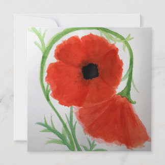 Ontwerp van Waterverf "Hugs for You" Kaart