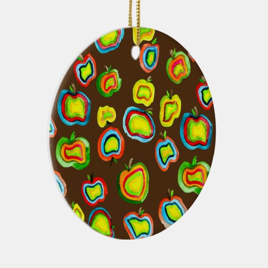 Ontwerp van waterverf van paddestoelen keramisch ornament (Rechts)