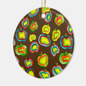 Ontwerp van waterverf van paddestoelen keramisch ornament (Links)