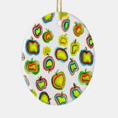 Ontwerp van waterverf van paddestoelen keramisch ornament (Rechts)