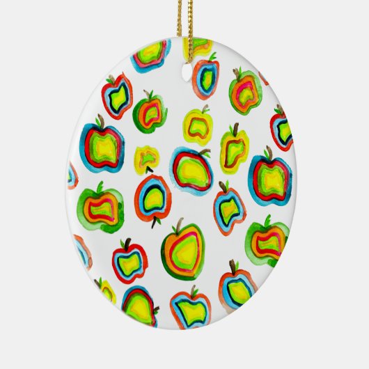 Ontwerp van waterverf van paddestoelen keramisch ornament (Rechts)