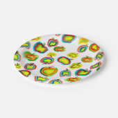 Ontwerp van waterverf van paddestoelen papieren bordje (Gekanteld)