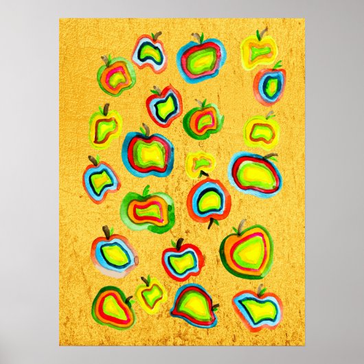 Ontwerp van waterverf van paddestoelen poster (Voorkant)