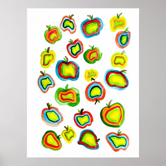 Ontwerp van waterverf van paddestoelen poster (Voorkant)