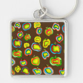 Ontwerp van waterverf van paddestoelen sleutelhanger (Voorkant)